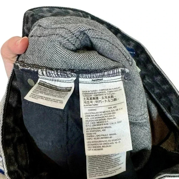 Off-White c/o Virgil Abloh x Levi’s Made & Crafted Destroyed Colorblock Jeans - Picture 9 of 12